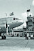 KLM Douglas DC-3 De Gier at Schiphol Airport Vintage metal poster metal sign