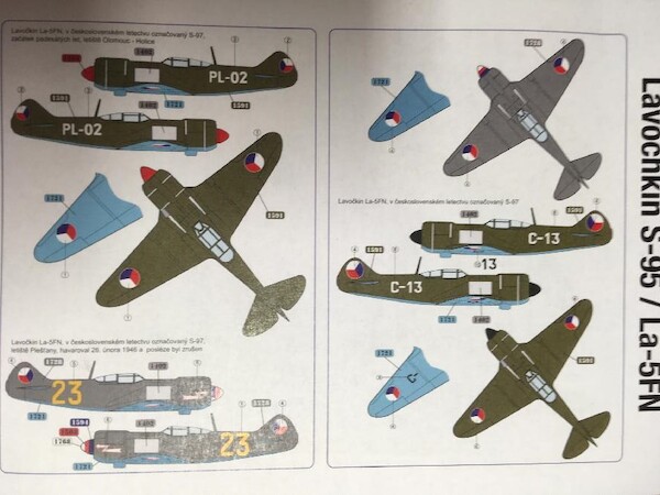 Lavochkin S95 (La5FN) (Czech AF, Soviet AF)  BID-72918