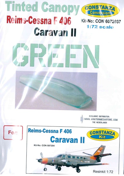 Reims-Cessna F406 Green tinted canopy (Constanza)  CON6072037