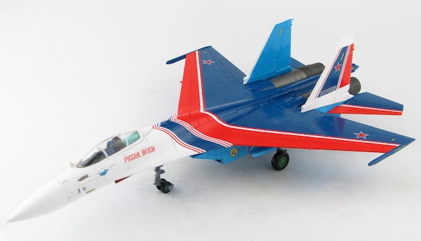 Suchoi Su35S Flanker E "Russian Knights" Blue 50, Russian Air and Space Force (VKS), Nov. 2019 This release is the same aircraft as HA5707 but has no BORT number. There are decals for 50 - 53 are included  HA5707b