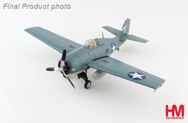 Grumman F4F-4 Wildcat US Navy, flown by Machinist Donalad Runyon, VF-6,  USS Enterprise, 1942  HA8906