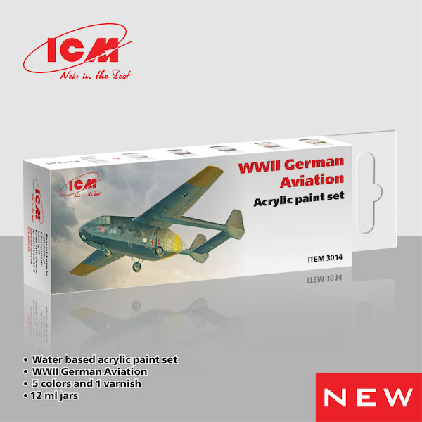 WWII German Aviation Acrylic paint set  3014