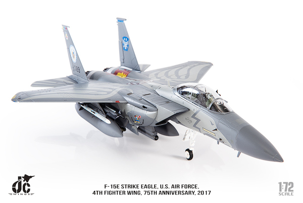 McDonnell Douglas F15E Strike Eagle 87-189 USAF, 4th Fighter Wing,  75th Anniversary Edition, 2017  JCW-72-F15-014