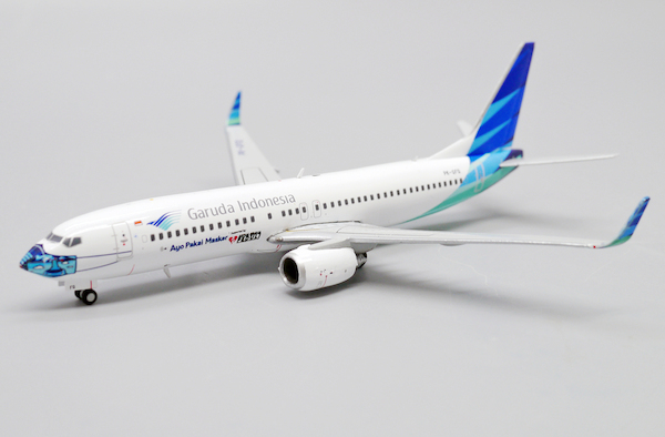 Boeing 737-800 Garuda Indonesia "Ayo Pakai Masker" PK-GFQ With Antenna  LH4209