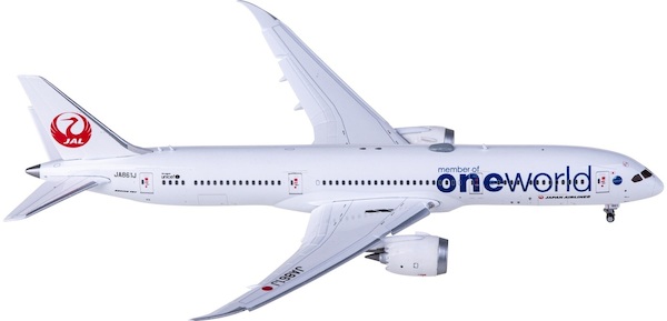 Boeing 787-9 Dreamliner JAL Japan Airlines "OneWorld Livery" JA861J Flaps Down  SA4006A