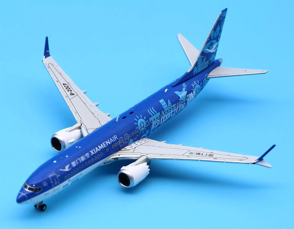 Boeing 737 MAX 8 Xiamen Airlines "United Nations GOAL Livery" B-20CP With Antenna  XX4455