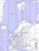 Low Altitude Enroute Chart Europe LO 7/8 Scandinavia  (for non-professional use only)  E (LO) 7/8