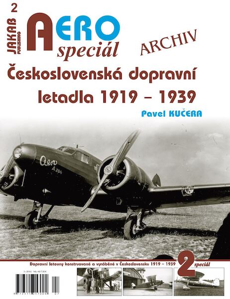 Aero Special Ceskoslovenská dopravní letadla 1919-1939 / Czechoslovak transport aircraft 1919-1939  9788087350690