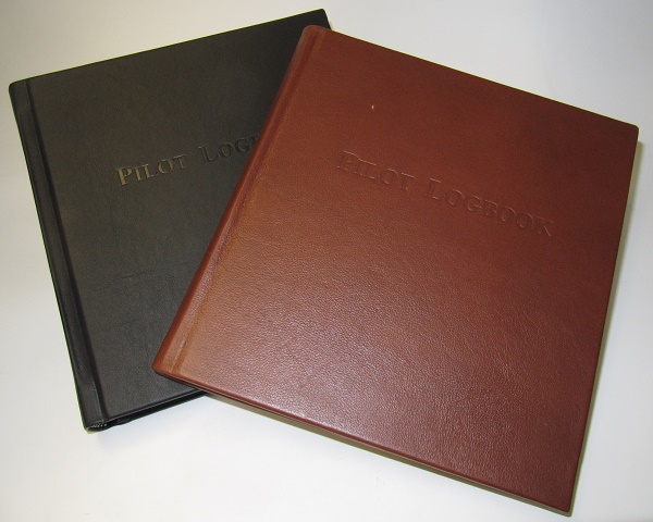 Leather Logbook: black leather  LEATHER-BL