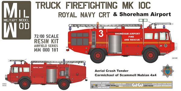 Carmichael -  Gloster/ Nubian Firefighting Truck Mk10C CRT (RN)            MM000-181