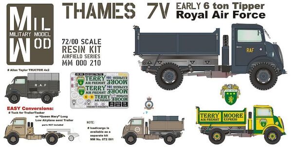 Thames 7V Early 6 ton Tipper (RAF)  MM000-210