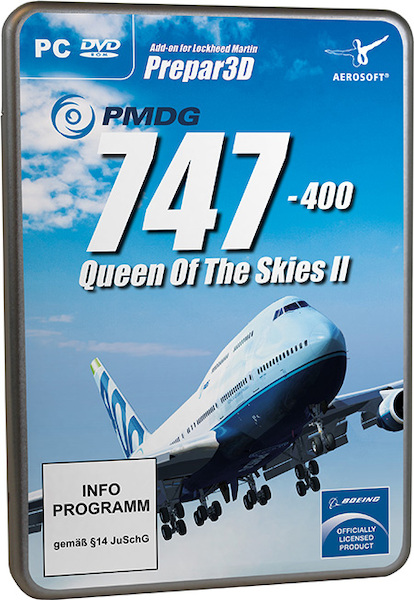 PMDG 747-400 V3 (Box version, Online activation required)  4015918145756