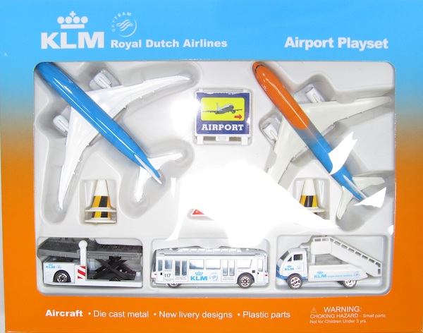 Airport Playset (KLM Boeing 787 / Orange Pride B777)  223007