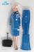 Flight Attendant Doll (KLM)  4897003701029