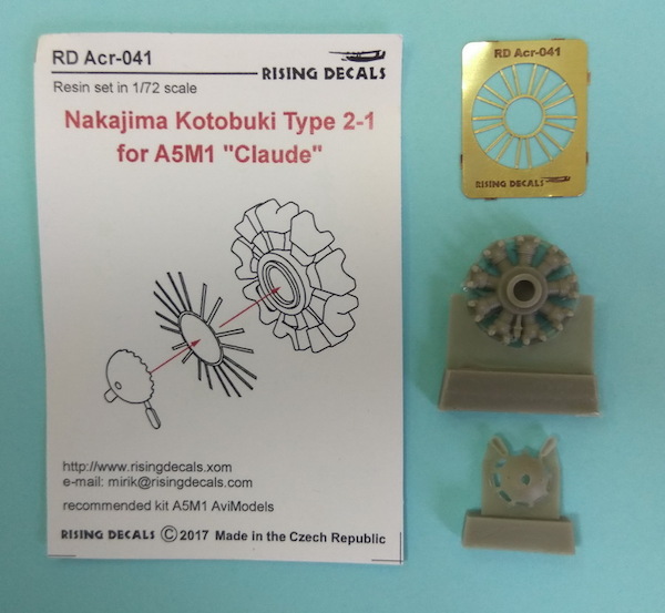 Nakajima Kotobuki Type 2-1 for A5M Claude (AVI models)  RD-ACR.041