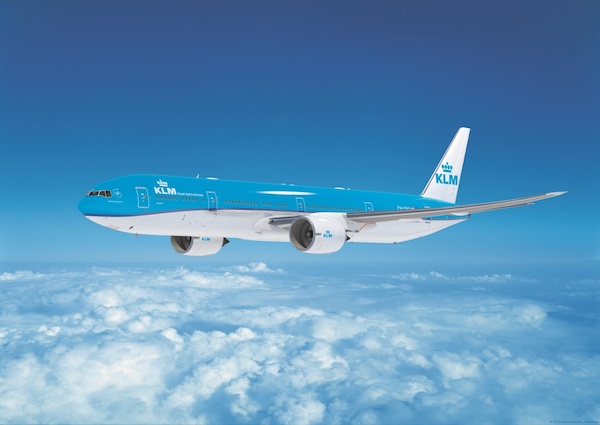 KLM Boeing 777-300 in flight Poster  POS-KL777-300