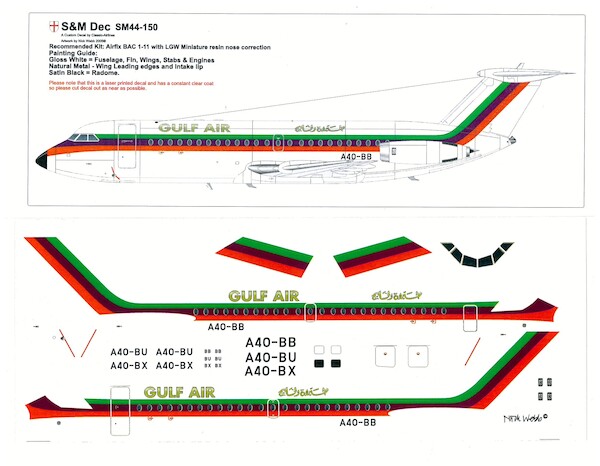 BAC 1-11 (Gulf Air)  sm44-150