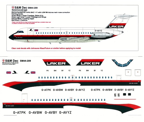 BAC 1-11 (Laker)  sm44-209