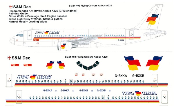 Airbus A320 (Flying Colours)  SM44-402