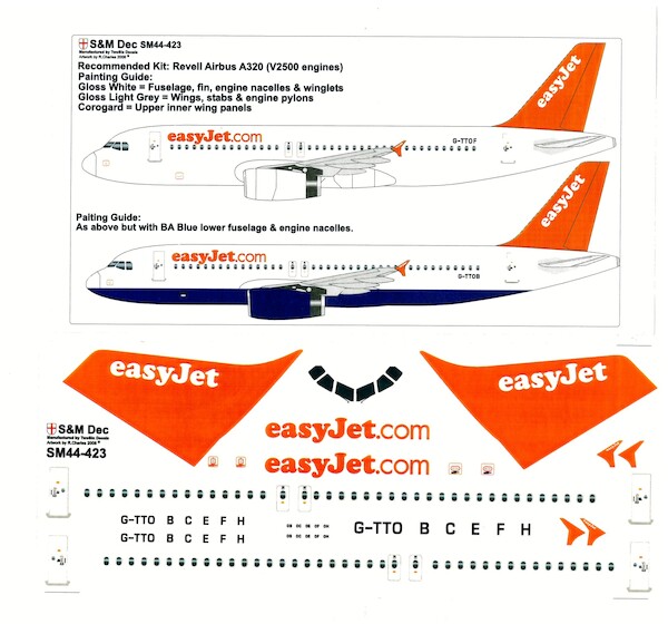 Airbus A320 with V2500 Easy Jet  SM44-423