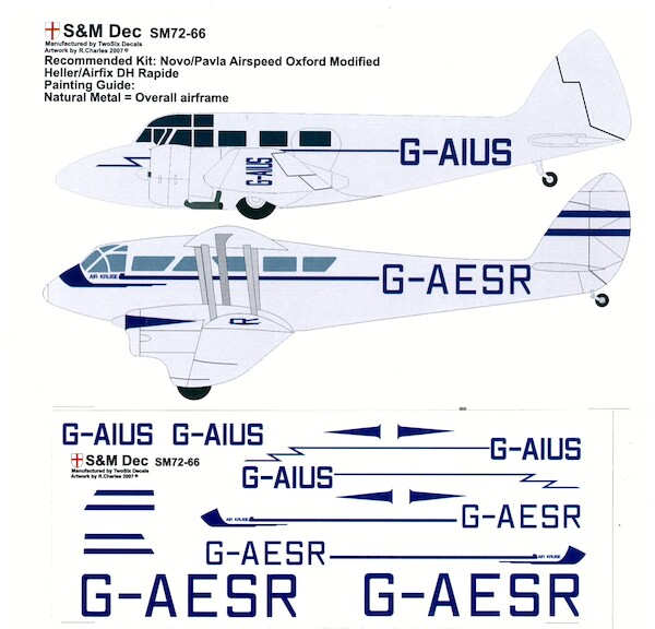 Dragon Rapide / Airspeed Consul (Silver City)  SM72-066