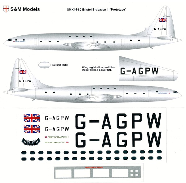 Bristol Brabazon 1 "prototype"  SMK44-80