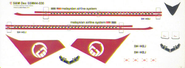 Boeing 737-200 (Malaysian Airline System)  SSM44-030