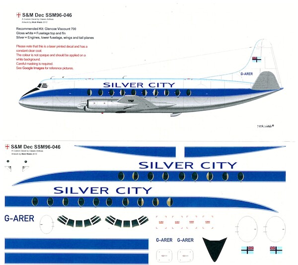 Vickers Viscount (Silver City)  SSM96-046