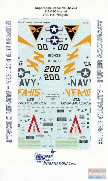 32-203 F/A18C Hornet (VFA115 "Eagles")  32-203