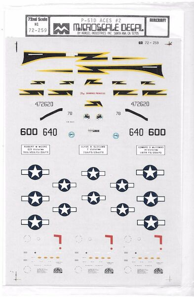 72-259  P51 Aces (Moore, Slocum, Mc Comas)  72-259