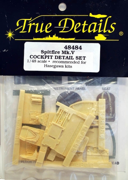 Spitfire MKV Cockpit Detail Set (Hasegawa)  TD48484