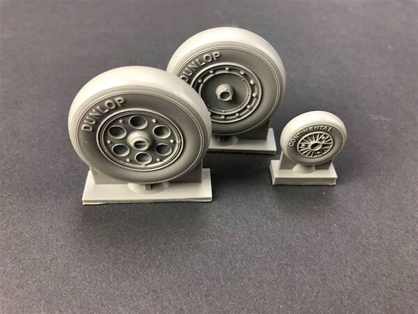 Focke Wulf FW190A Smooth Tread Wheel set  TDP72223